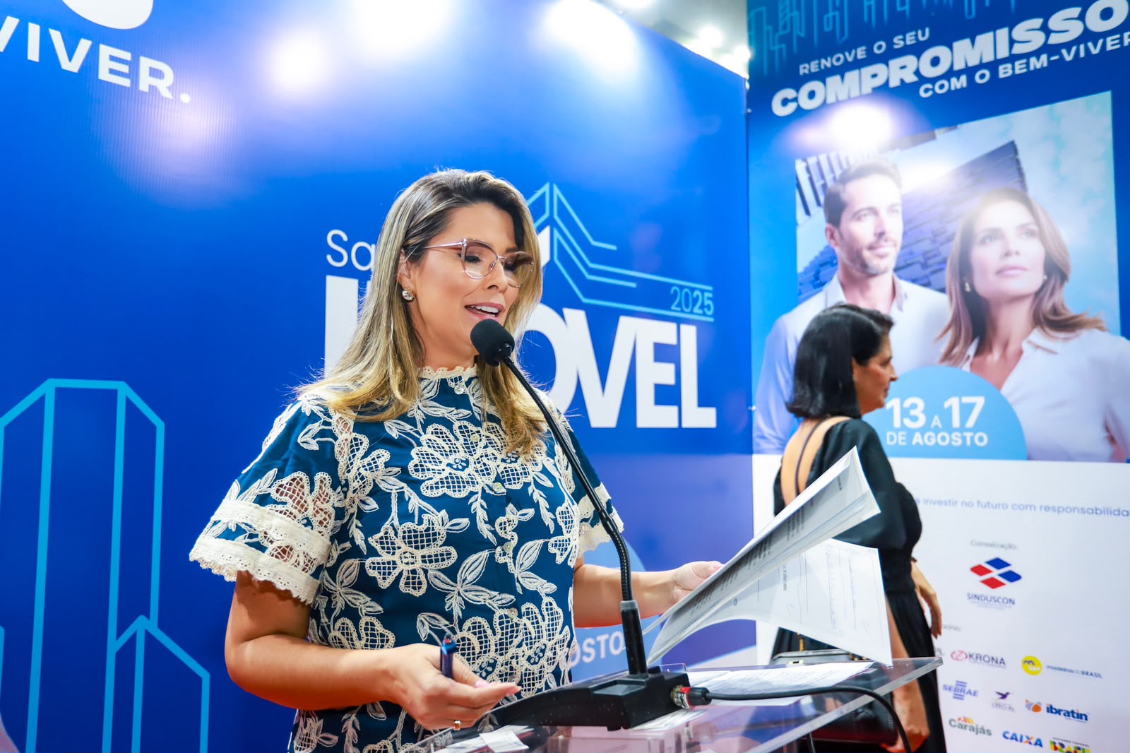 Exemplo visual do serviço Mestre de cerimônias